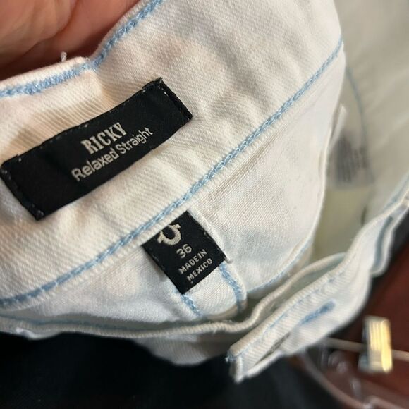 True Religion White Men's Jean Shorts 36 - Picture 4 of 16